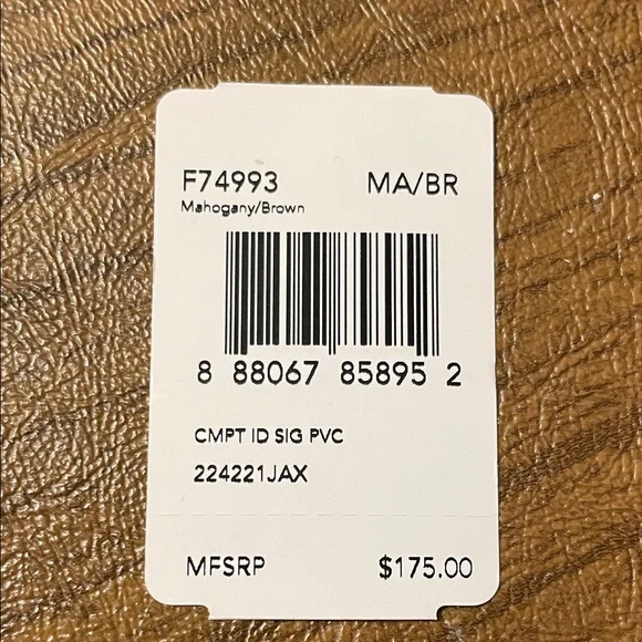 Coach Brown Signature Bi-Fold Card & Key Holder - Picture 6 of 6